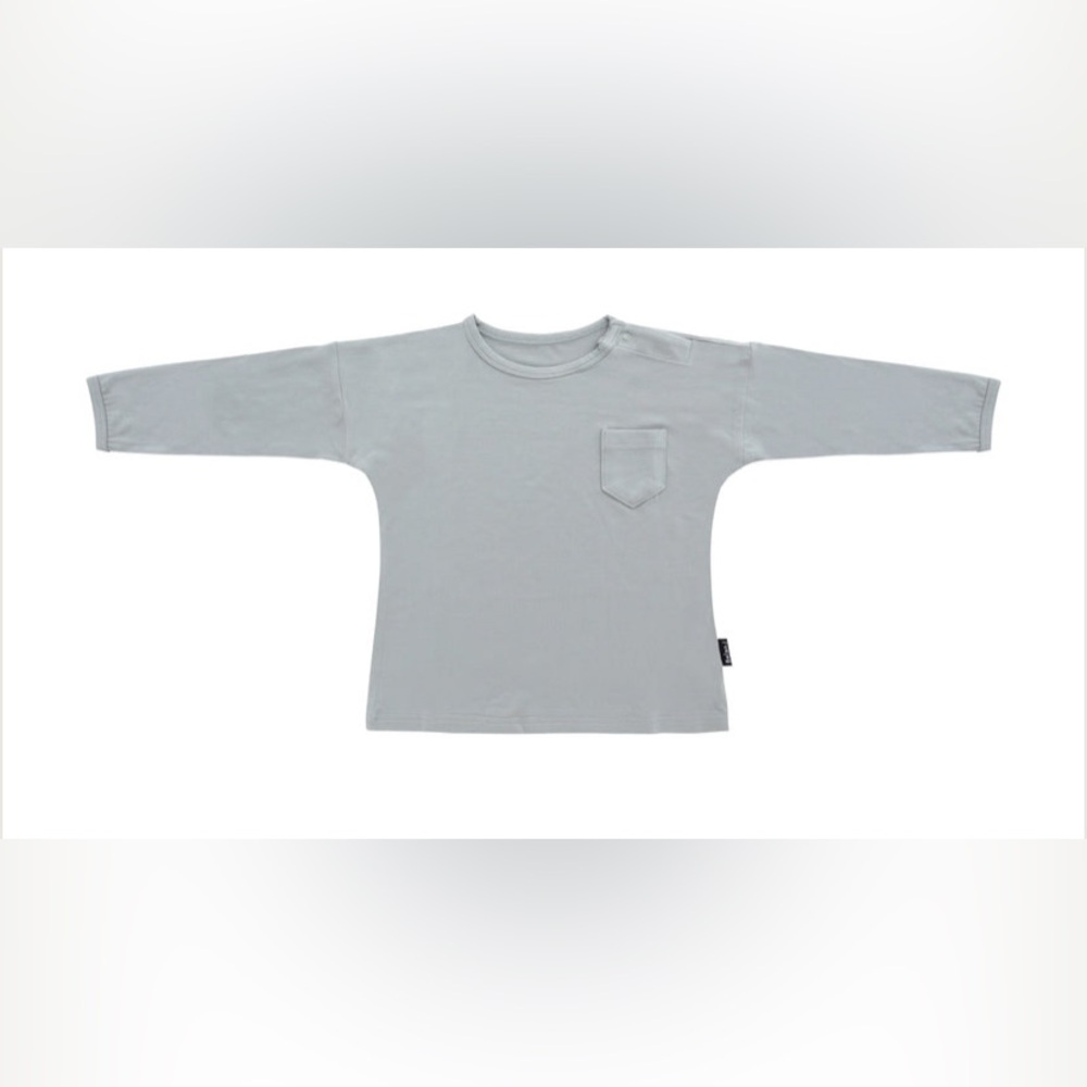 BNIB Belan J Long Sleeve pocket tee in Fog